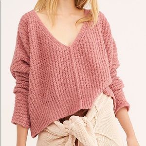 Free People Moonbeam Sweater in Rose